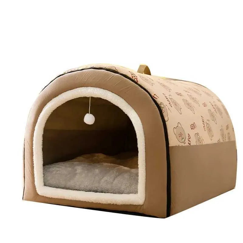 Big Dog Nest Winter Warm Dog House Removable and Washable Dog Bed Seasonal Large Dog House Type Pet Sleeping Supplies Cat Nest
