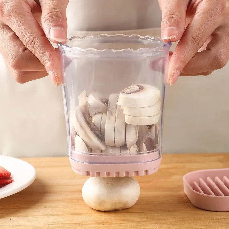 Cup Slicer Fruit Slicer Egg Slicer Strawberry Slicer Quickly Make Fruit Vegetable Strawberry Cutter Tools Kitchen Gadgets