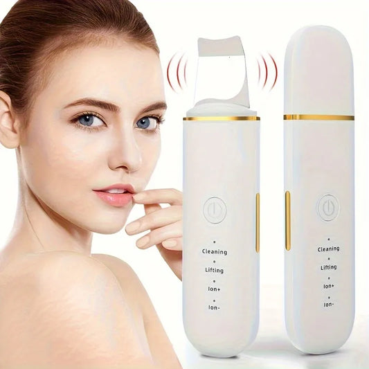 Link to US auction 400mAh USB Skin Spatula, Ultrasonic Facial Exfoliating Cleansing Import Export Spatula