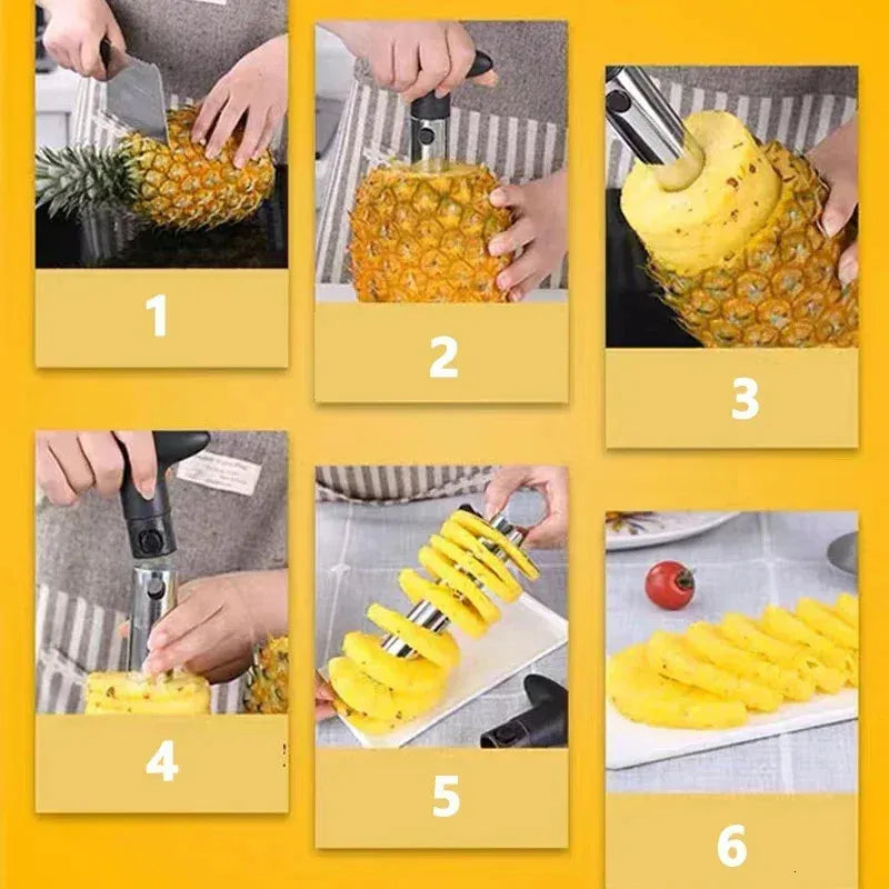 Pineapple Slicer Peeler Cutter Parer Knife Stainless Steel Kitchen Fruit Tools Cooking kitchen accessories gadgets