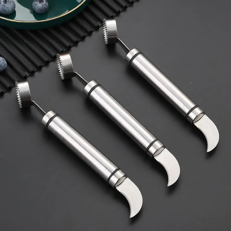 Pomegranate Fruit Cutter Stainless Steel Grapefruit Knife Orange Peeler Fruit Opener InsKitchen Gadget