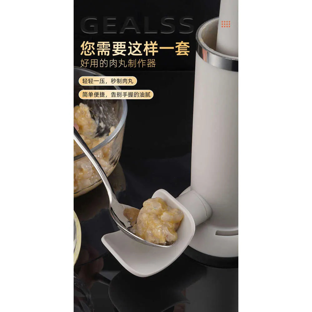 anual Meatball Maker & Sausage Stuffer - Efficient Press Tool for Homemade Meatballs, Sausages, Easy-to-Operate Kitchen Gadget