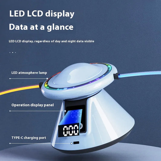 Home Bluetooth intelligent rope skipping machine adult fitness sports children students midterm counting electric rope skipping machine